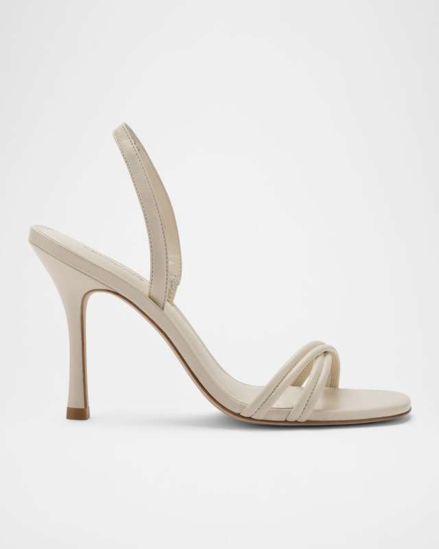 Annie Leather Crisscross Halter Sandals